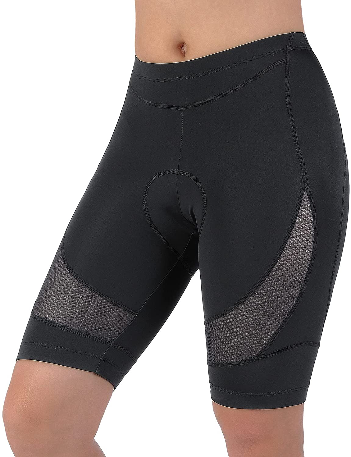 Beroy Bike Shorts Women 3D Gel Padded with Pocket Indoor- Outdoor Cycling Spining - Shorts Apparel & Accessories > Clothing > Shorts Kylie Max   