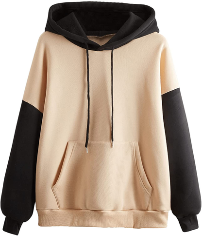 Verdusa Women'S Embroidery Long Sleeve Drawstring Pullover Top Hoodie Sweatshirt Apparel & Accessories > Clothing > Activewear Kylie Max   