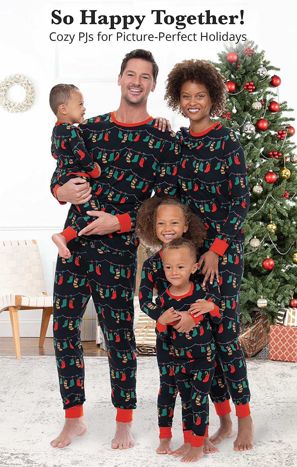 Pajamagram Matching Christmas Pjs for Family, Christmas Lights Apparel & Accessories > Clothing > Sleepwear & Loungewear > Pajamas Kylie Max   
