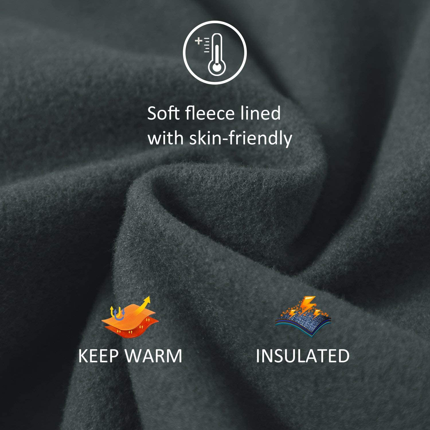 BALEAF Women's Fleece Lined Water Resistant Legging High Waisted Thermal Winter Hiking Running Pants Pockets Apparel & Accessories > Clothing > Activewear BALEAF   