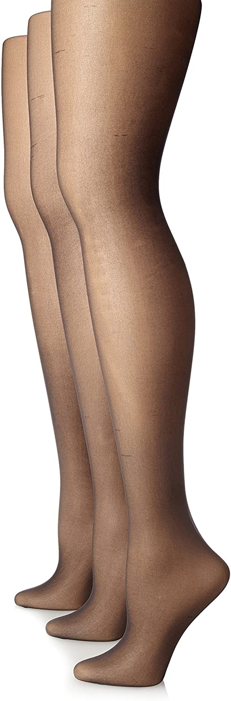 No Nonsense Women'S Control Top Pantyhose Apparel & Accessories > Clothing > Underwear & Socks > Shapewear KYLIE MAX Off Black B 