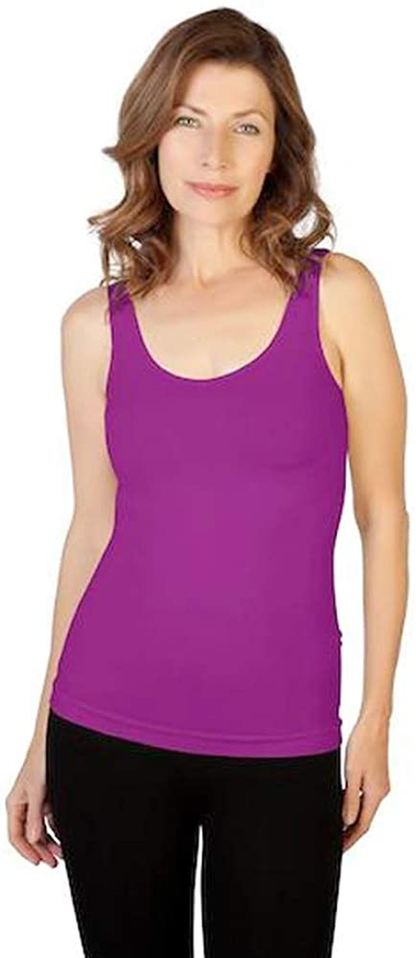 Skinny Tees Women'S Basic Wide Strap Cami Apparel & Accessories > Clothing > Activewear Kylie Max   