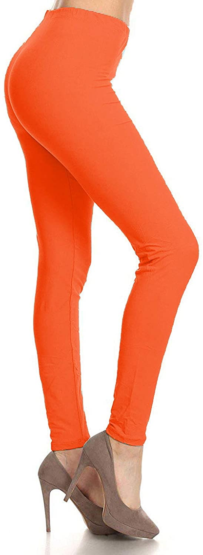 Leggings Depot Cotton Women'S Premium Quality Ultra Soft Solid Leggings Apparel & Accessories > Clothing > Underwear & Socks > Shapewear LEGGINGS DEPOT   