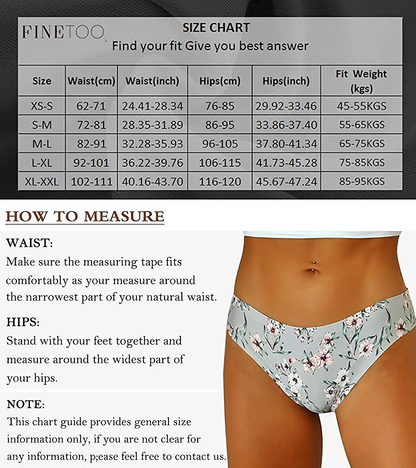 FINETOO 12 Pack Women’S Seamless Hipster Underwear No Show Panties Invisibles Briefs Soft Stretch Bikini Underwears XS-XL Apparel & Accessories > Clothing > Underwear & Socks > Underwear KYLIE MAX   