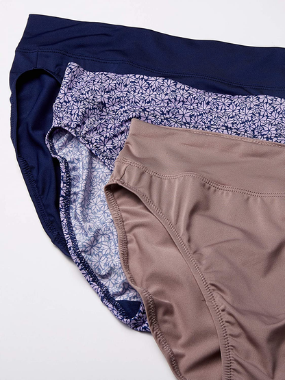 Warner'S Women'S Blissful Benefits Muffin Top Tailored Hi-Cut Panties Multipack Apparel & Accessories > Clothing > Underwear & Socks > Underwear Warner's   