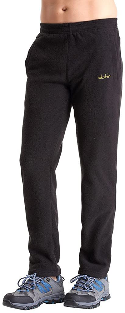 clothin Men/Women Polar Fleece Thermal Sweatpants Apparel & Accessories > Clothing > Activewear clothin Men Black X-Large 