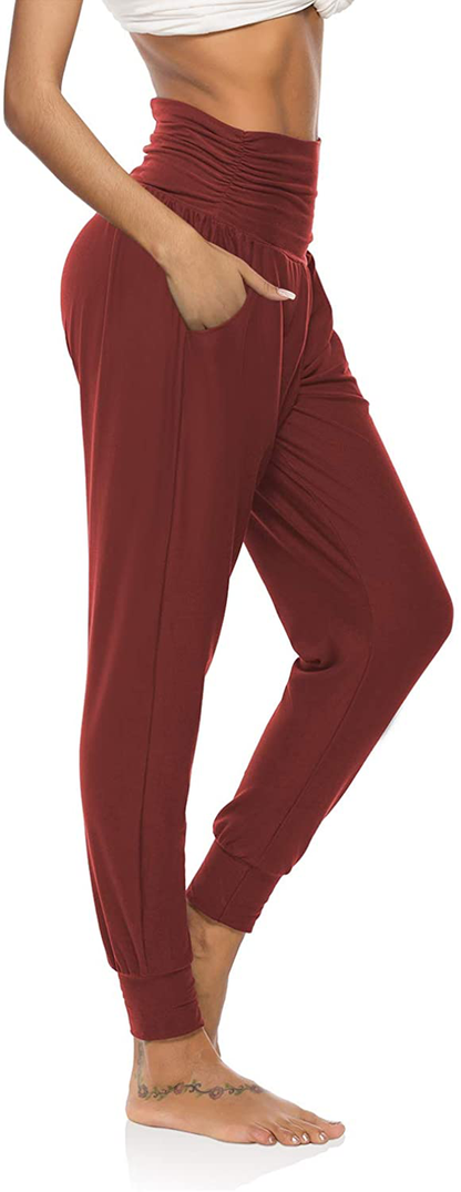 DIBAOLONG Womens Yoga Sweatpants Loose Workout Joggers Pants Comfy Lounge Pants with Pockets Apparel & Accessories > Clothing > Activewear Kylie Max   