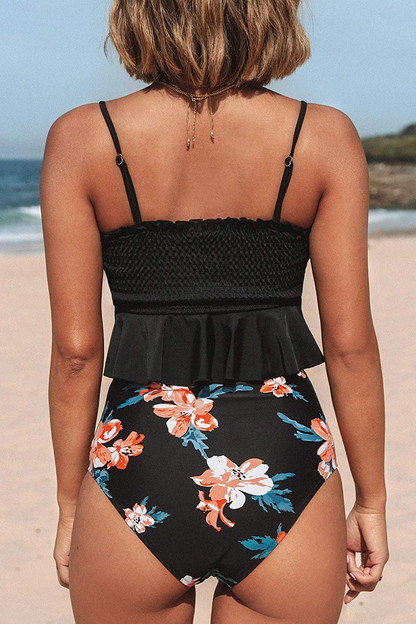 CUPSHE Women'S High Waist Bikini Swimsuit Ruffle Two Piece Bathing Suit  Kylie Max   