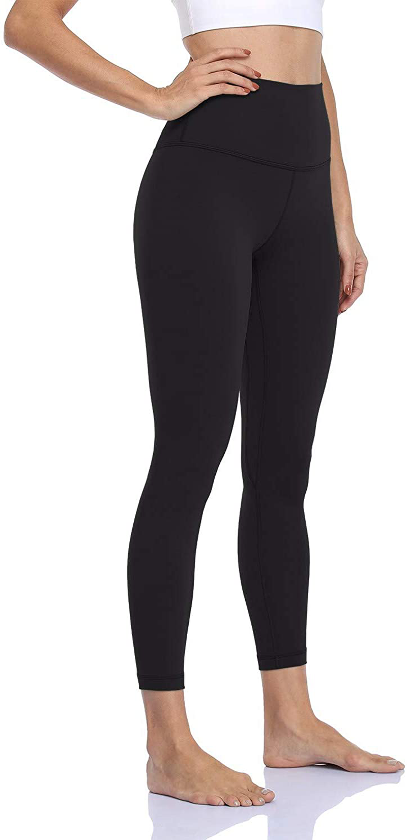 HeyNuts Hawthorn Athletic Essential II 7/8 Legging Women's High Waisted Yoga Pants Active Ankle Legging-25'' Apparel & Accessories > Clothing > Activewear HeyNuts   