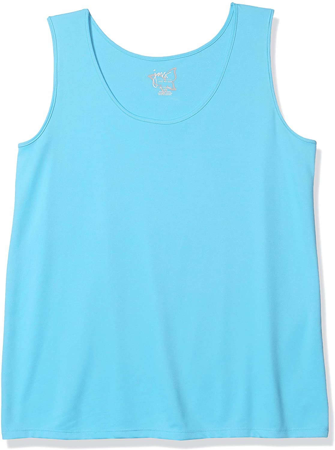 JUST MY SIZE Women'S plus Size Cooldri Performance Scoopneck Tank Top Apparel & Accessories > Clothing > Activewear Kylie Max   