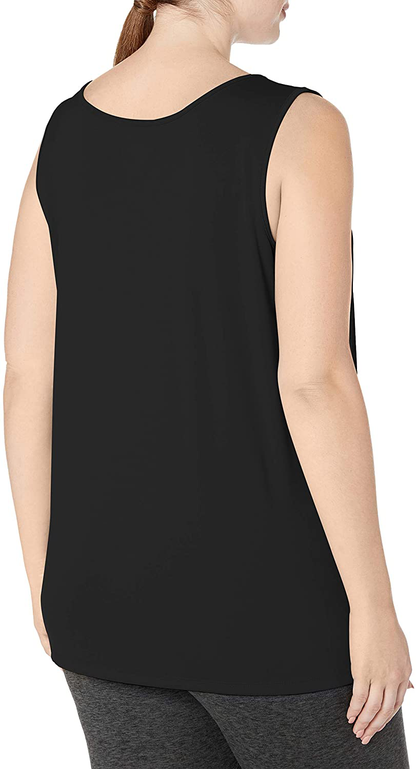 JUST MY SIZE Women'S plus Size Cooldri Performance Scoopneck Tank Top Apparel & Accessories > Clothing > Activewear Kylie Max   