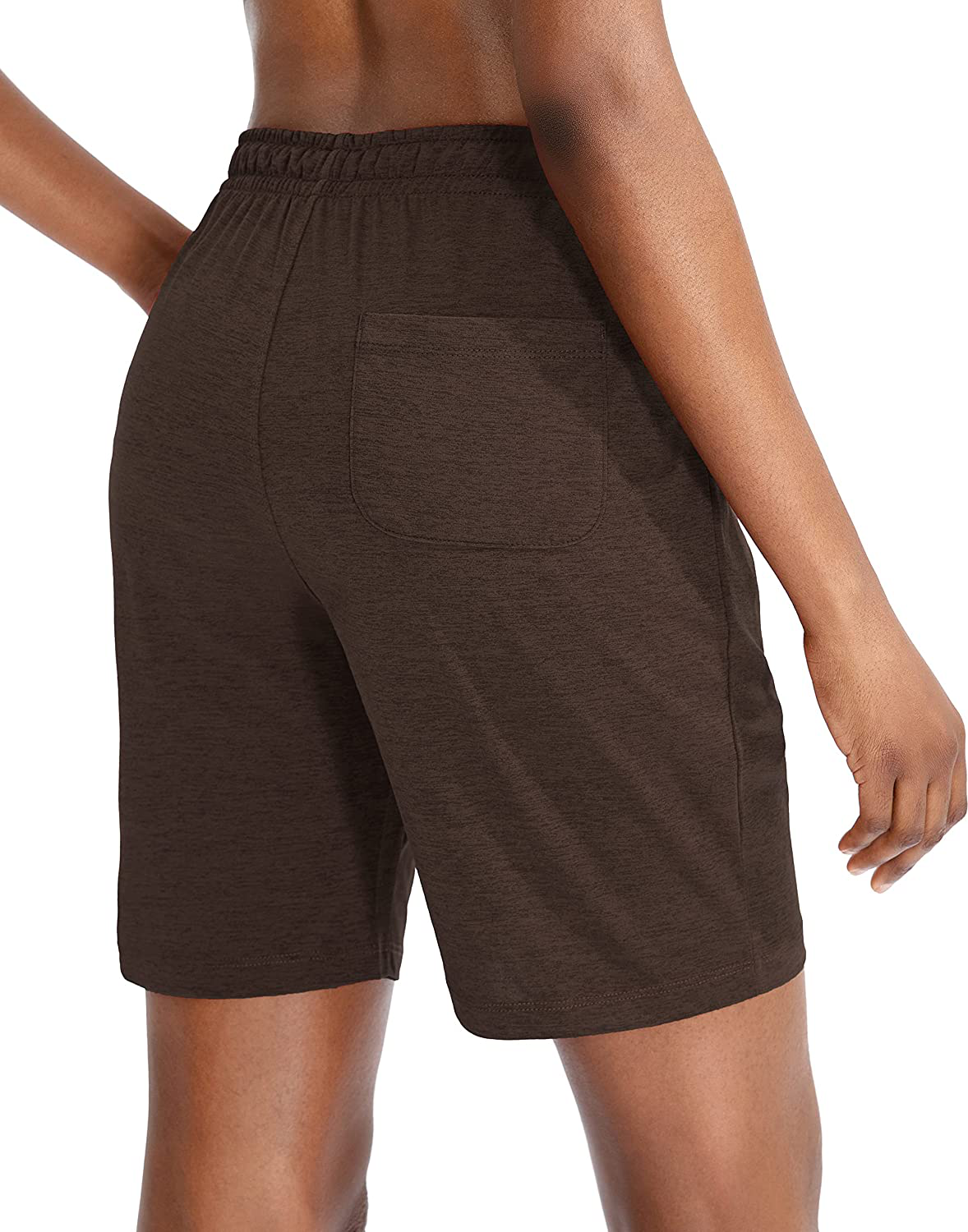 G Gradual Women'S Bermuda Shorts Jersey Shorts with Deep Pockets 7" Long Shorts for Women Lounge Walking Athletic Apparel & Accessories > Clothing > Shorts Kylie Max   