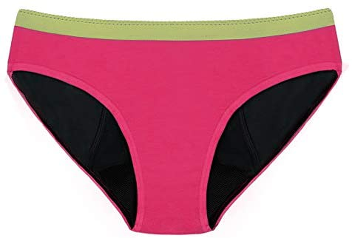 Thinx (BTWN) Bikini Panties | Period Underwear for Teen Girls | Menstrual Underwear | Super Absorbency Apparel & Accessories > Clothing > Underwear & Socks > Underwear Thinx BTWN Hibiscus 13-14 