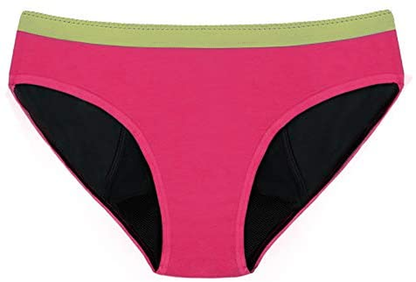 Thinx (BTWN) Bikini Panties | Period Underwear for Teen Girls | Menstrual Underwear | Super Absorbency Apparel & Accessories > Clothing > Underwear & Socks > Underwear Thinx BTWN Hibiscus 13-14 