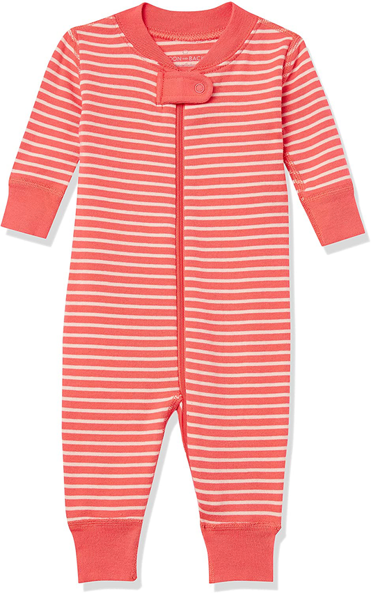 Moon and Back by Hanna Andersson Girls' One Piece Footless Pajamas Apparel & Accessories > Clothing > Sleepwear & Loungewear > Pajamas Kylie Max   