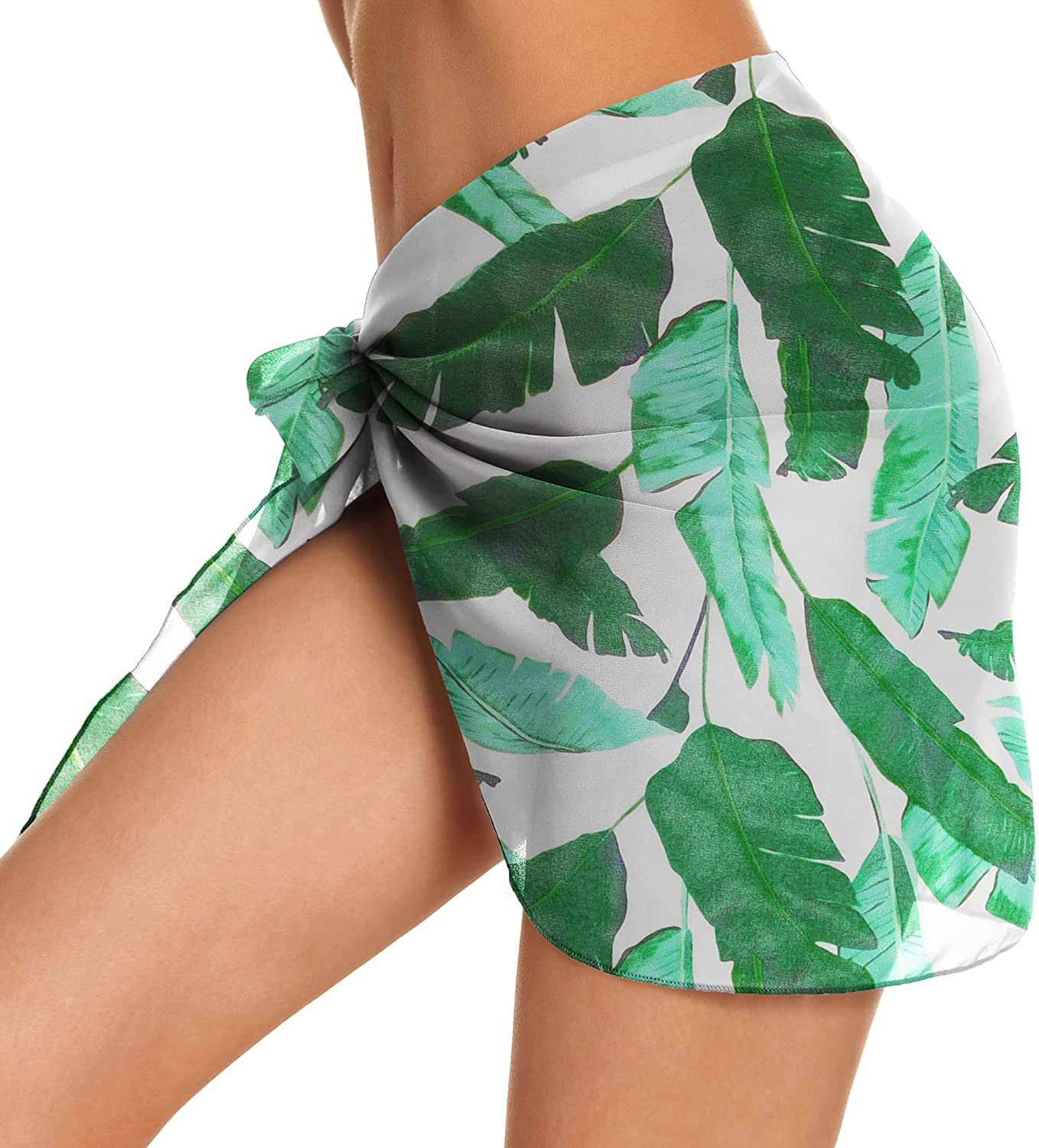 Swimsuit Coverups for Women Sarong Beach Bikini Wrap Sheer Short Skirt Chiffon Scarf for Swimwear Apparel & Accessories > Clothing > Swimwear Kylie Max   