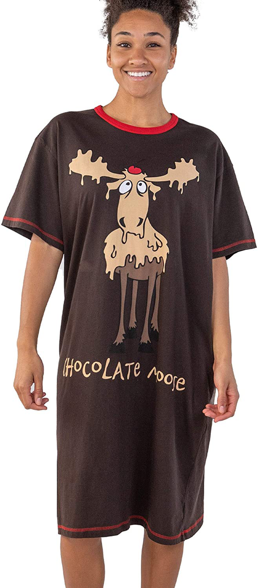 Lazy One Nightshirts for Women, Animal Designs Apparel & Accessories > Clothing > Sleepwear & Loungewear > Nightgowns Kylie Max   