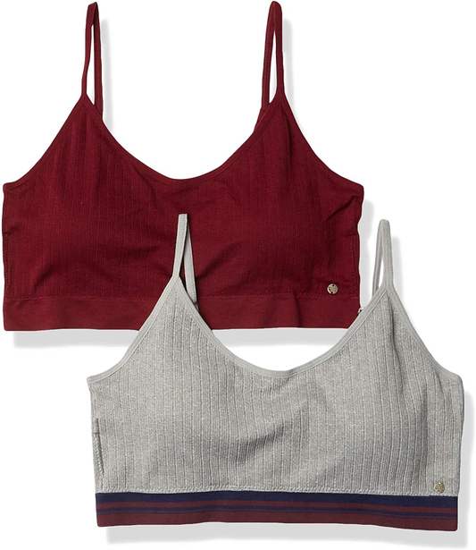 Lucky Brand Women’S Bra – 2 Pack Seamless Comfort Crop Cami Lounge Bralette (S-XL) Apparel & Accessories > Clothing > Underwear & Socks > Bras Kylie Max   