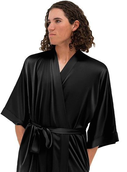 AW BRIDAL Matching Robes for Couples, 2Pcs Mr and Mrs Robes Satin Couple Robes Sleepwear Wedding Gifts for Women Men Apparel & Accessories > Clothing > Sleepwear & Loungewear > Robes Kylie Max   
