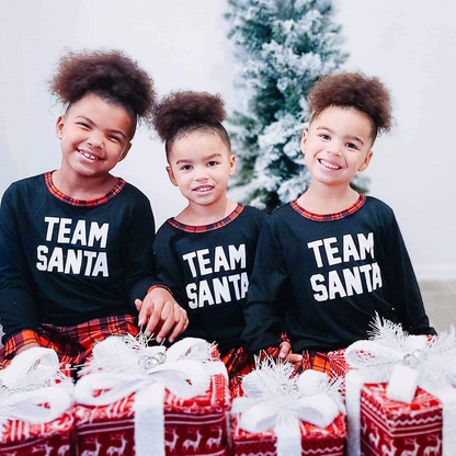 IFFEI Matching Family Pajamas Sets Christmas Pj'S with Deer Long Sleeve Tee and Plaid Pants Loungewear Apparel & Accessories > Clothing > Sleepwear & Loungewear > Pajamas Kylie Max   