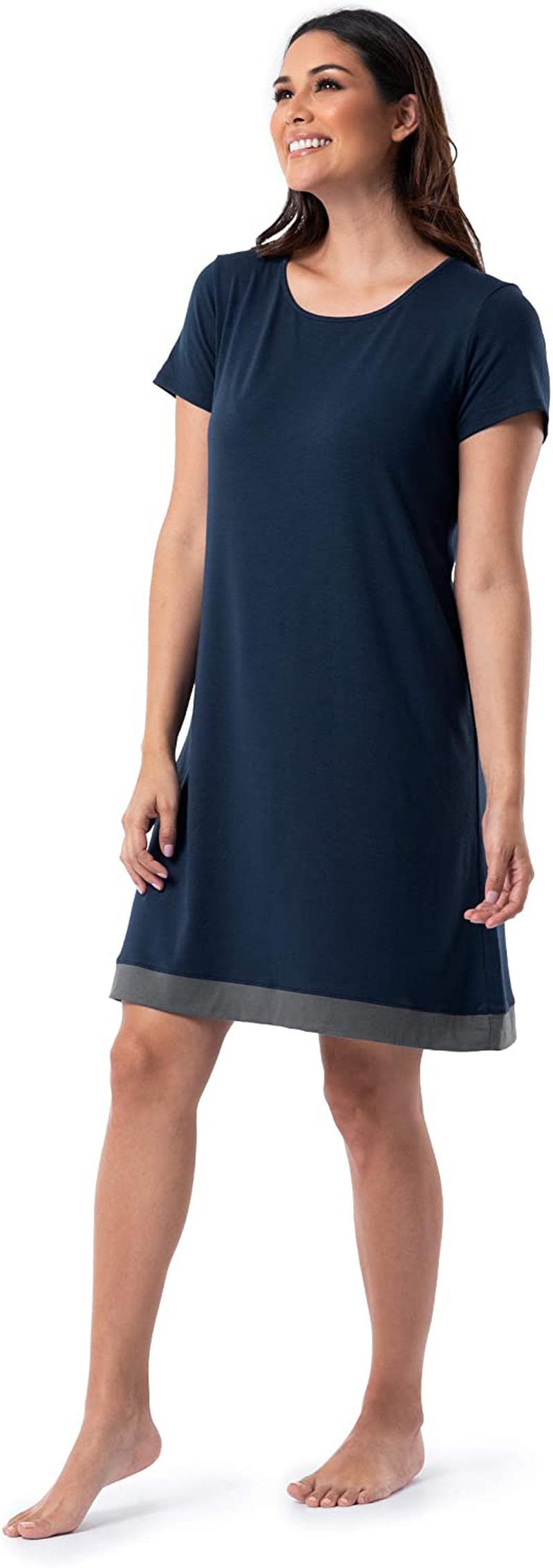 Fruit of the Loom Women'S Super Soft and Breathable Sleep Shirt Apparel & Accessories > Clothing > Sleepwear & Loungewear > Nightgowns Kylie Max   