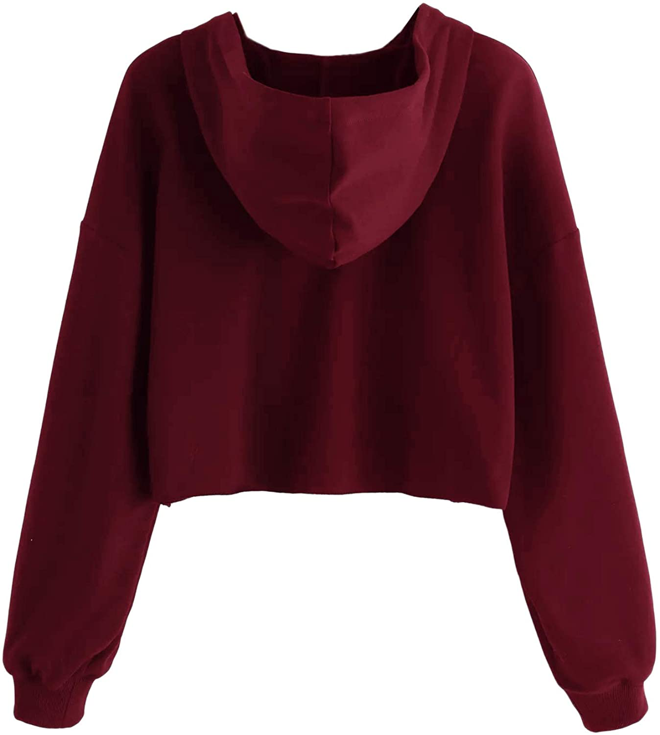 Sweatyrocks Women'S Letter Print Casual Long Sleeve Crop Top Sweatshirt Hoodies Apparel & Accessories > Clothing > Activewear Kylie Max   