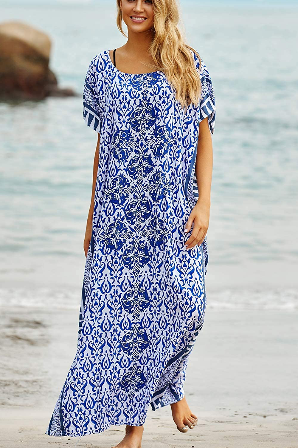 Swimsuit Cover Ups for Women plus Size Beachwear Bathing Suit Cover up Light Apparel & Accessories > Clothing > Swimwear Kylie Max   