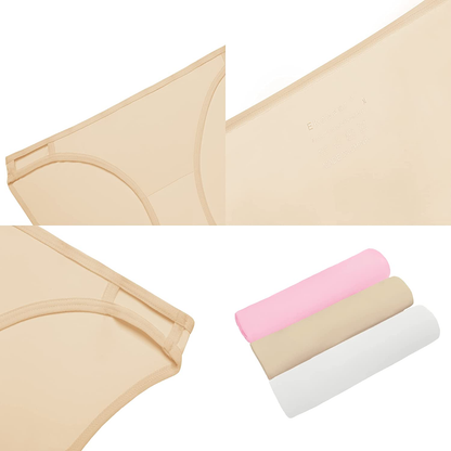 Ekouaer Sexy Ice Silk Bikini Underwear Panty Womens Seamless String Briefs Soft Stretch Breathable Invisible Panty 3 Pack Apparel & Accessories > Clothing > Underwear & Socks > Underwear Ekouaer   