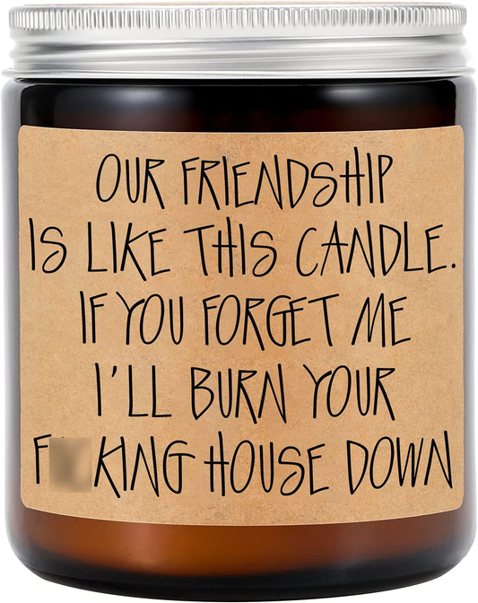 GSPY Lavender Scented Candles - Best Friend, Friendship Gifts for Women - Christmas, Birthday Gifts for Friends Female, Bestie - Going Away Gifts for Friends - Funny Friend Gifts, BFF Gifts for Women Arts & Entertainment > Party & Celebration > Gift Giving GSPY   