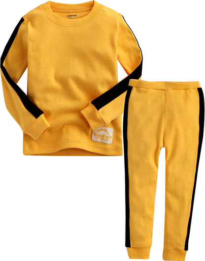 VAENAIT BABY Toddler Kids Boys Girls 100% Cotton Jaws Truck Dino Snug Fit Sleepwear Pajama Pjs Set Apparel & Accessories > Clothing > Sleepwear & Loungewear > Pajamas Kylie Max   