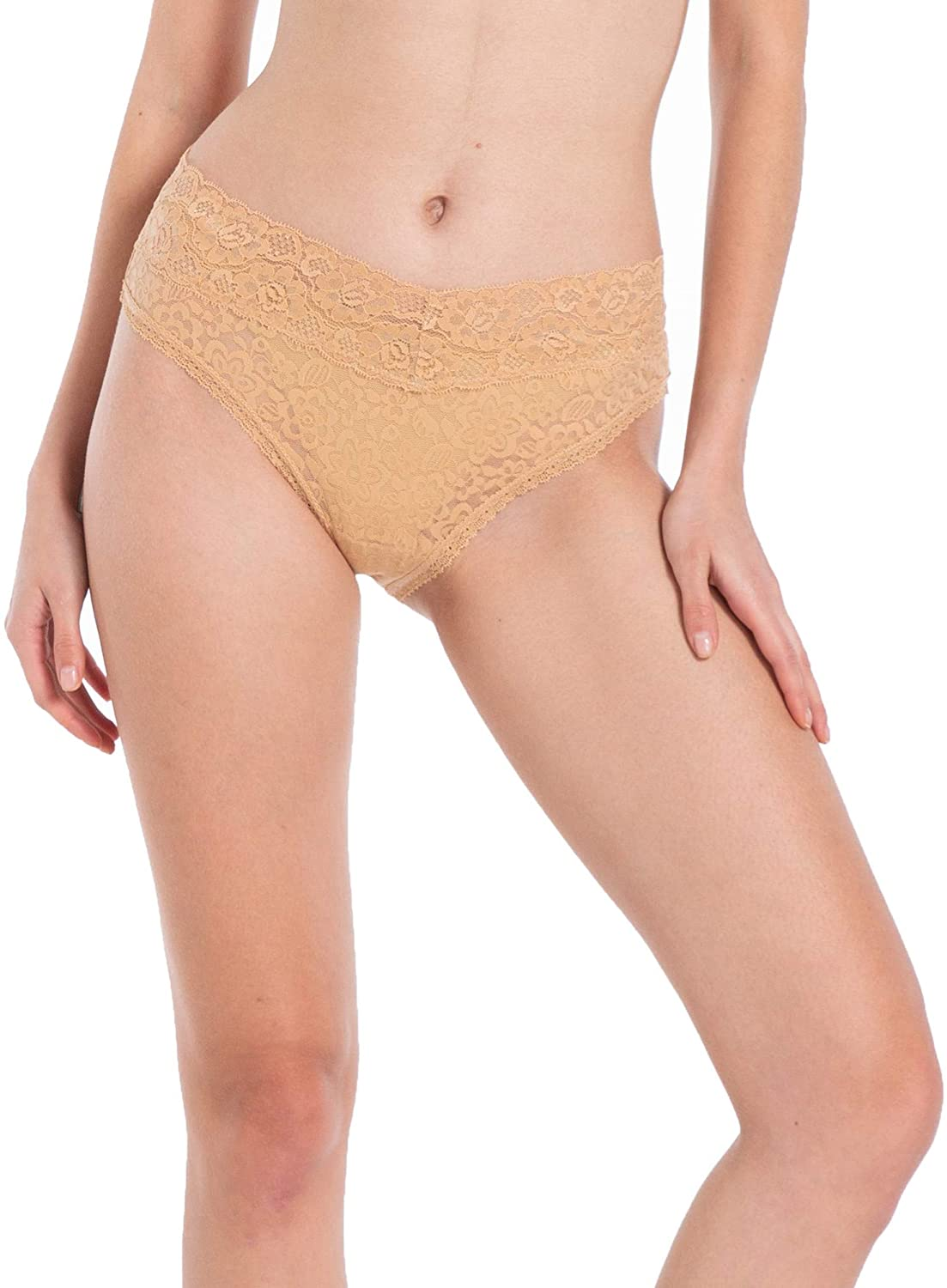 GAREDOB Pack of 8 Women'S Lace Cheeky Hipster Panty, Assorted Different Lace Pattern & Colors Apparel & Accessories > Clothing > Underwear & Socks > Underwear GAREDOB   