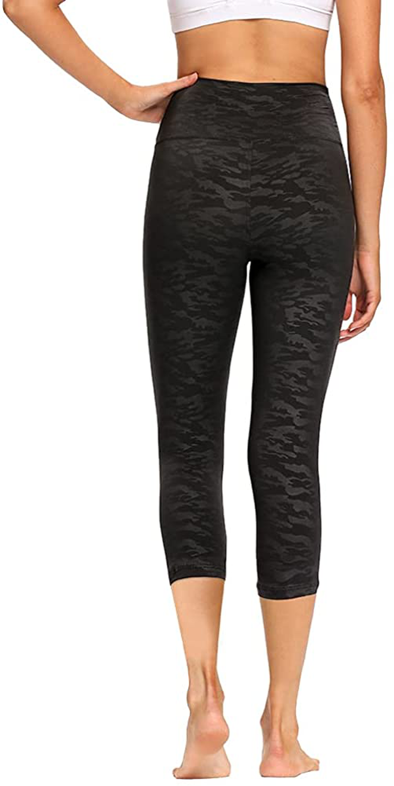 GAYHAY High Waisted Capri Leggings for Women - Soft Slim Tummy Control - Exercise Pants for Running Cycling Yoga Workout Apparel & Accessories > Clothing > Activewear Gayhay   