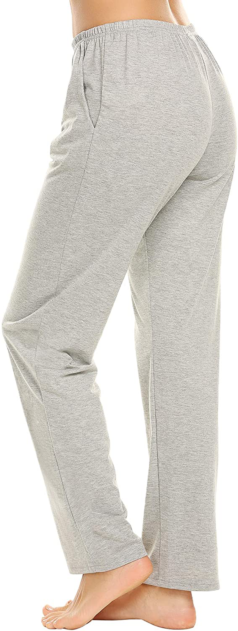 Ekouaer Pajama Pants Women'S Casual Lounge Pants Soft Cotton Sleepwear Pj Bottoms with Pockets S-XXL Apparel & Accessories > Clothing > Sleepwear & Loungewear > Pajamas Kylie Max   