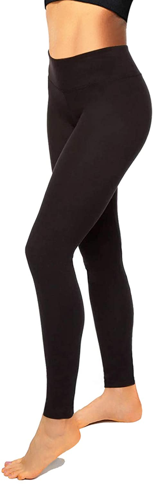High Waisted Leggings for Women-Womens Black Seamless Workout Leggings Running Tummy Control Yoga Pants Reg&Plus Size Apparel & Accessories > Clothing > Underwear & Socks > Shapewear Hi Clasmix   