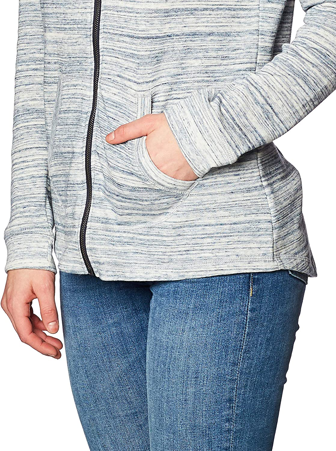 Hanes Women'S Slub Jersey Hoodie Apparel & Accessories > Clothing > Activewear Kylie Max   