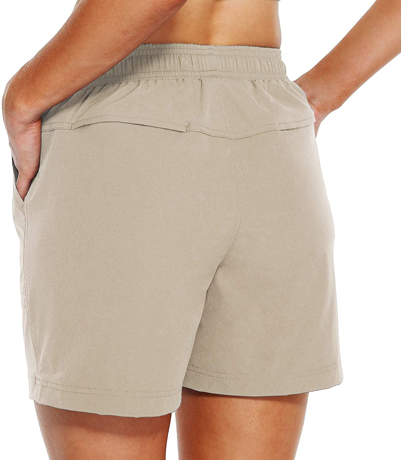 Willit Women'S 5" Hiking Shorts Golf Athletic Outdoor Shorts Quick Dry Workout Summer Water Shorts with Pockets Apparel & Accessories > Clothing > Shorts Kylie Max   