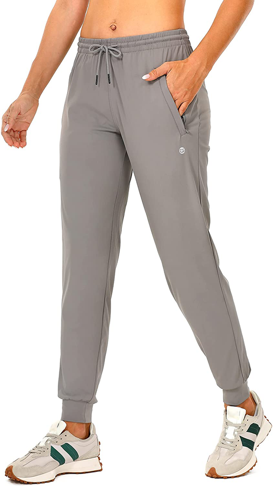 G Gradual Women'S Joggers Pants with Zipper Pockets Tapered Running Sweatpants for Women Lounge, Jogging Apparel & Accessories > Clothing > Activewear Kylie Max   