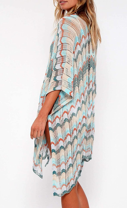 Wander Agio Beach Swimsuit for Women Sleeve Coverups Bikini Cover up Net Apparel & Accessories > Clothing > Swimwear Kylie Max   