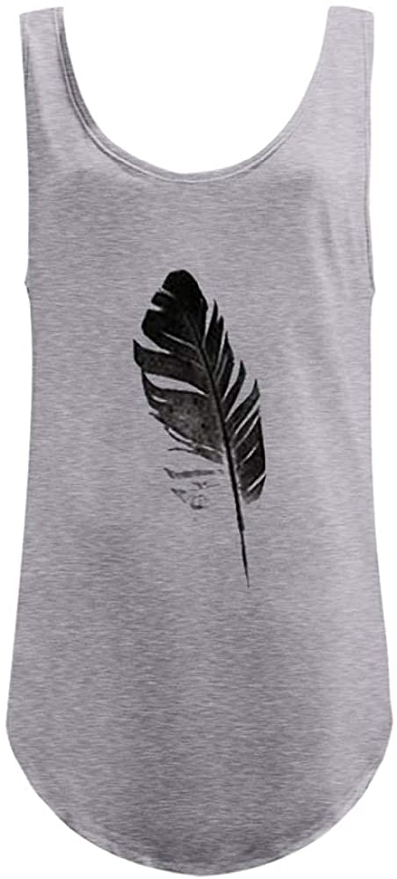 OMSJ Women Shirts Sleeveless Summer Tunic Loose Fit Tank Tops Apparel & Accessories > Clothing > Activewear Kylie Max   