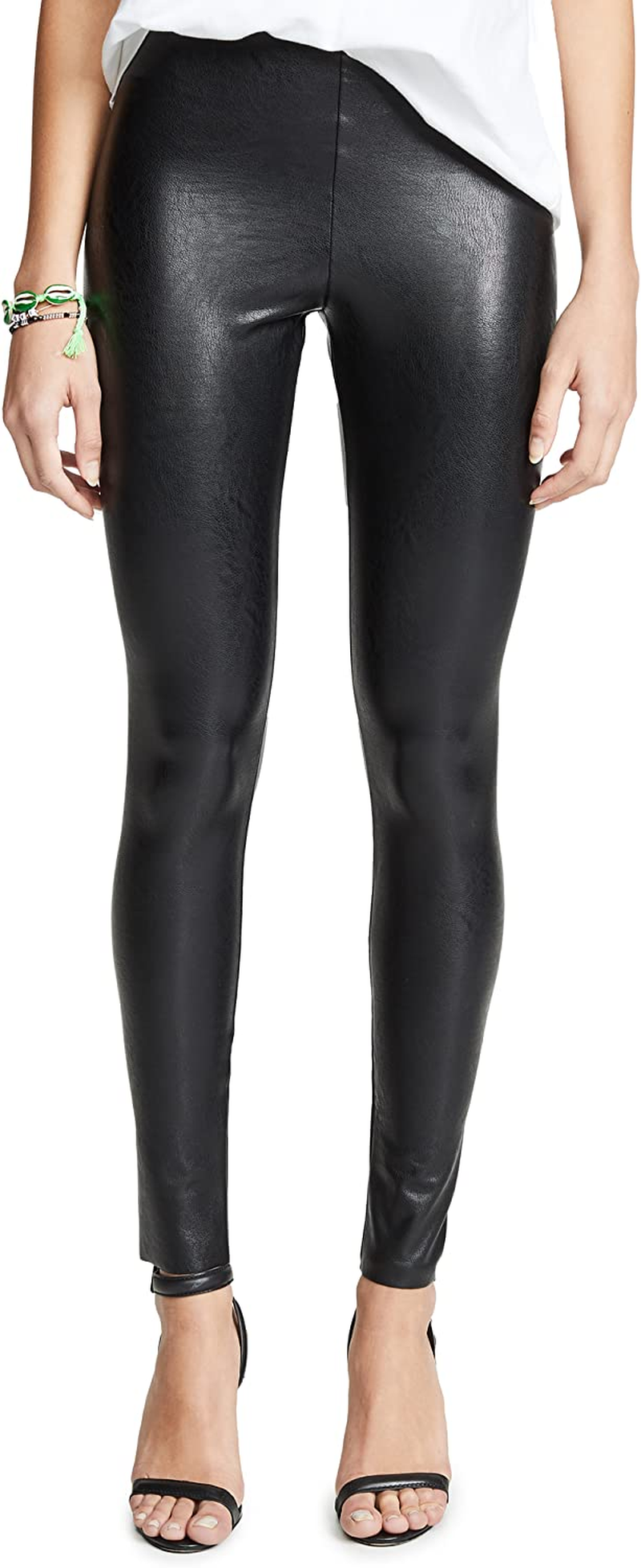 Commando Women'S Perfect Control Faux Leather Leggings Apparel & Accessories > Clothing > Underwear & Socks > Shapewear commando Black Medium 