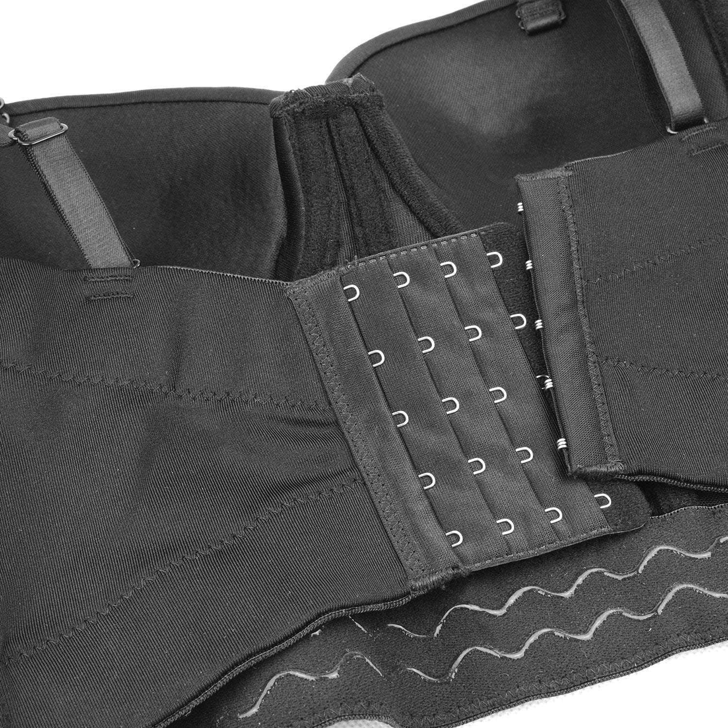 ELLACCI Sexy Pearls Beaded Rhinestone Bustier Crop Top Push up Corset Top with Detachable Straps Apparel & Accessories > Clothing > Underwear & Socks > Lingerie ELLACCI   