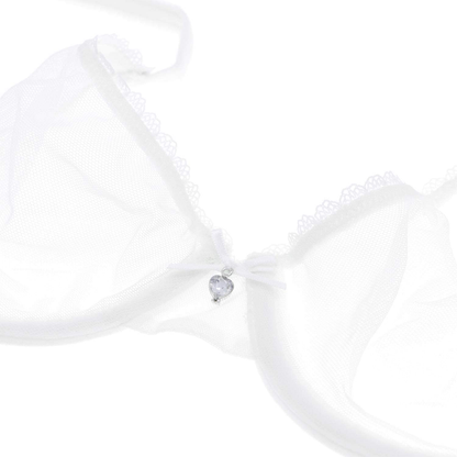 Varsbaby Women See-Through Lace Push up Transparent Everyday Bra Apparel & Accessories > Clothing > Underwear & Socks > Lingerie Varsbaby   