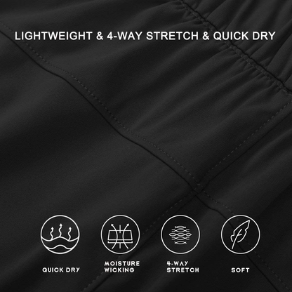 Willit Women'S Yoga Lounge Shorts Hiking Active Running Workout Shorts Comfy Travel Casual Shorts with Pockets 2.5" Apparel & Accessories > Clothing > Shorts Kylie Max   