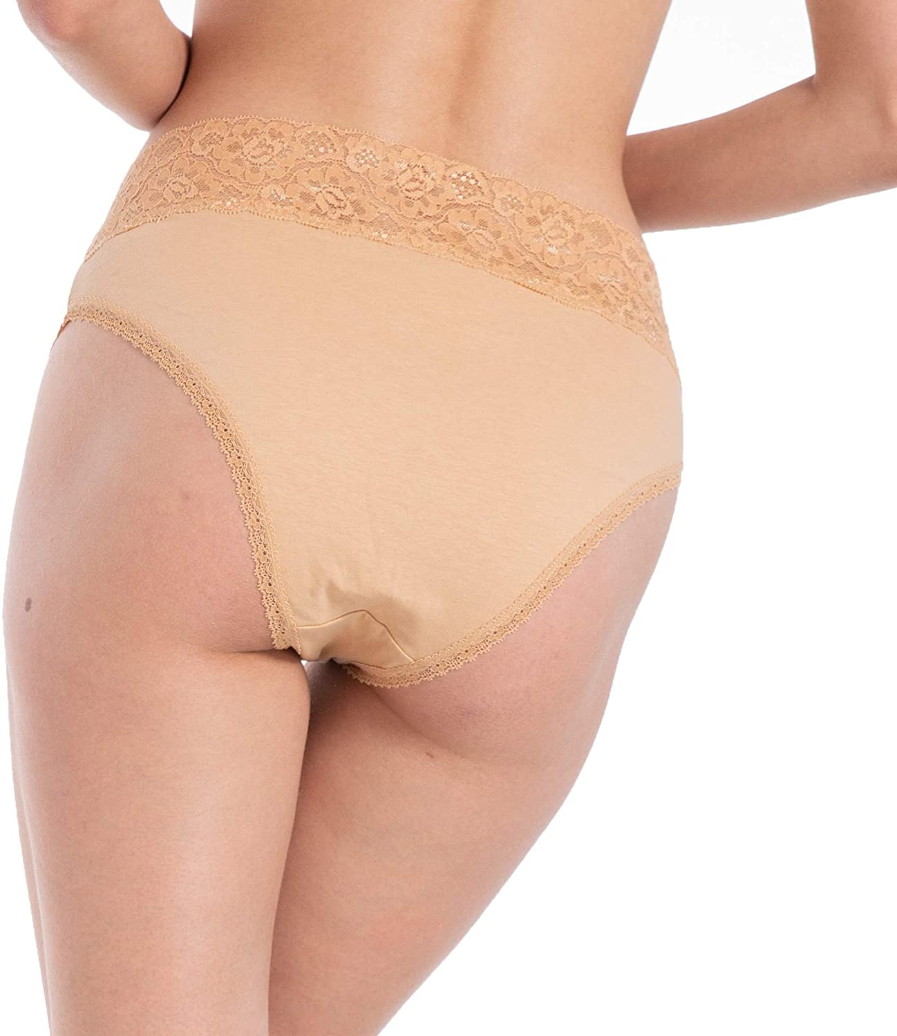 GAREDOB Pack of 8 Women'S Lace Cheeky Hipster Panty, Assorted Different Lace Pattern & Colors Apparel & Accessories > Clothing > Underwear & Socks > Underwear GAREDOB   