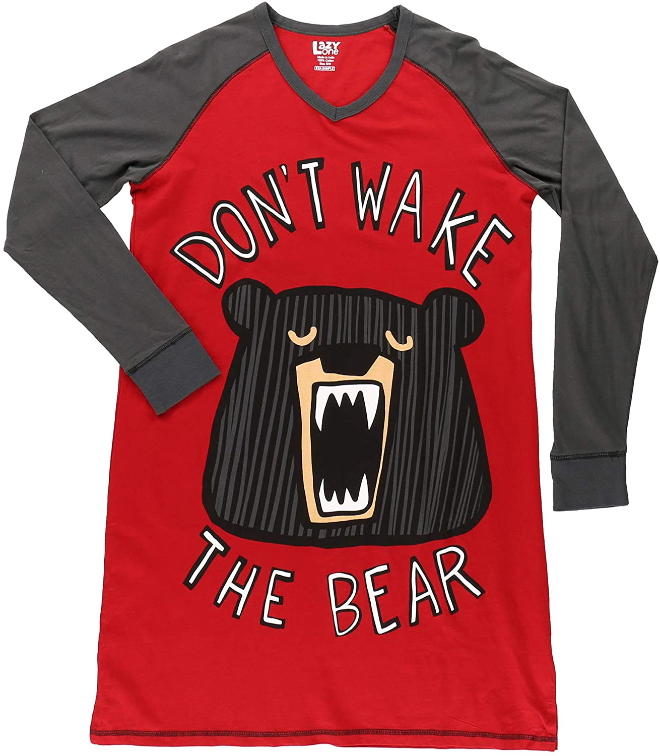 Lazy One V-Neck Nightshirts for Women, Animal Designs Apparel & Accessories > Clothing > Sleepwear & Loungewear > Nightgowns Kylie Max   