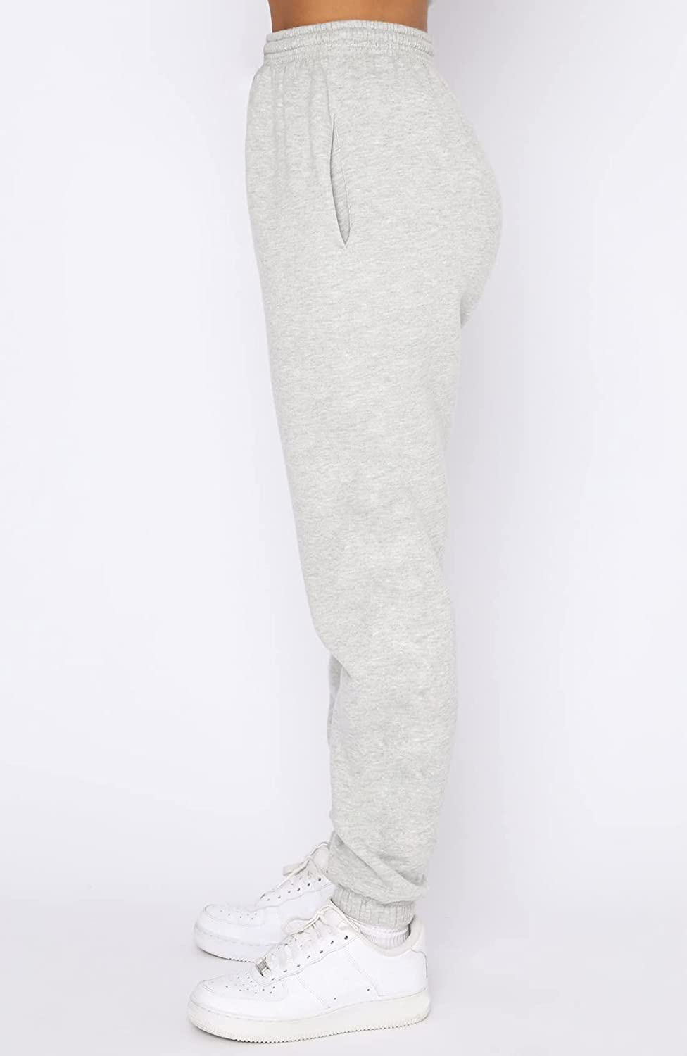 URBEARTH Womens Casual Comfy Sweatpants High Waisted Drawstring Sweat Pants Winter Cinch Bottom Joggers with Pocket Apparel & Accessories > Clothing > Activewear Kylie Max   