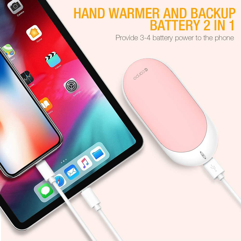 Hand Warmers Rechargeable | 9000mAh Electric Hot Hands Hand Warmer Power Bank | Portable Pocket Warmer Reuesable Handwarmers for Outdoor Sports, Hunting, Golf | Warm Gifts for Women Men Arts & Entertainment > Party & Celebration > Gift Giving CarPo   