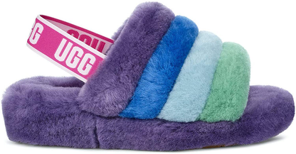 UGG Women's Fluff Yeah Slide Slipper Arts & Entertainment > Party & Celebration > Gift Giving UGG Pride Rainbow Purple 6 