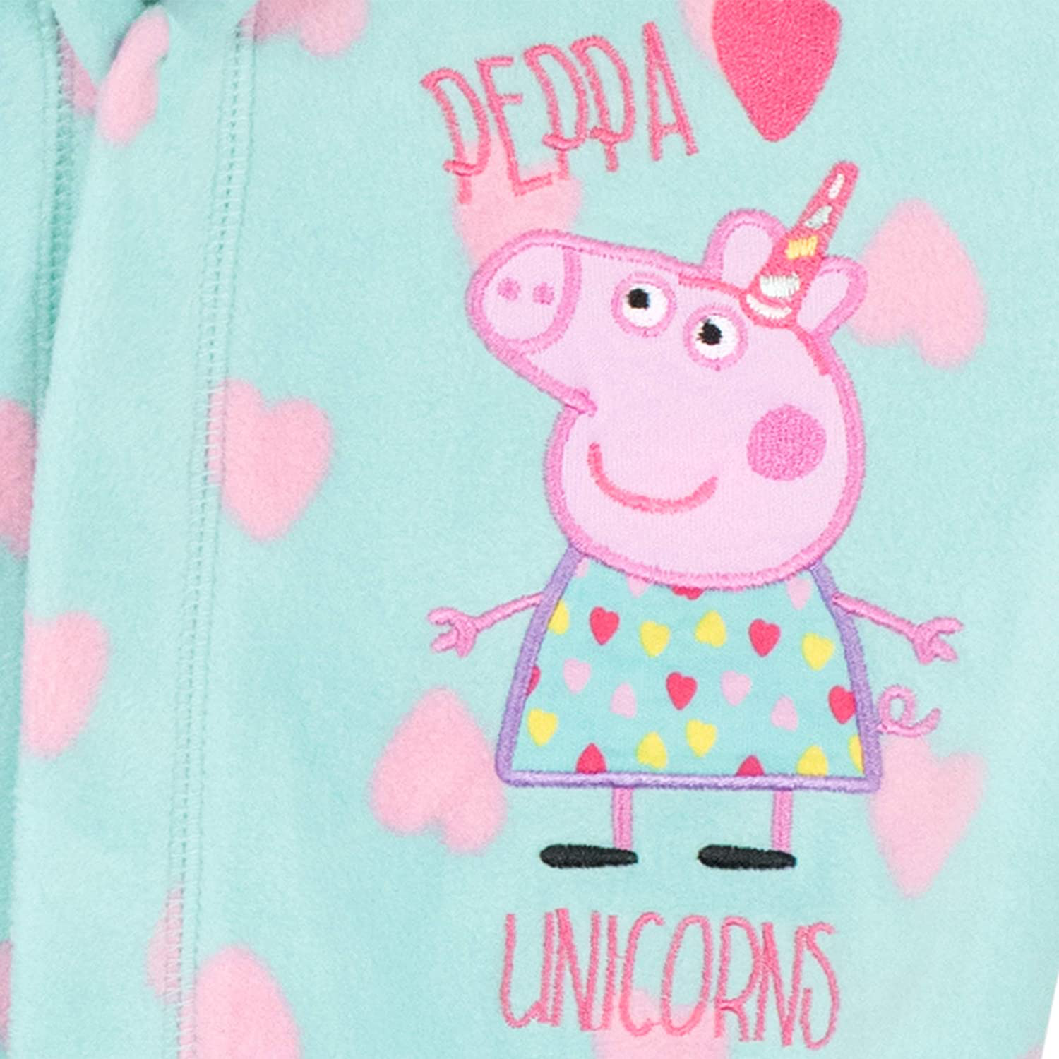 Peppa Pig Girls' Unicorn Robe Apparel & Accessories > Clothing > Sleepwear & Loungewear > Robes Kylie Max   