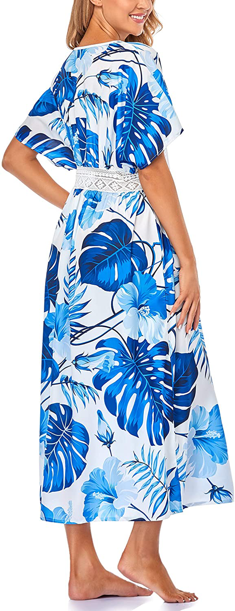 Wander Agio Womens Bikini Cover Ups Beach Coverup Swimsuits Sunscreen Long Top Apparel & Accessories > Clothing > Swimwear Kylie Max   